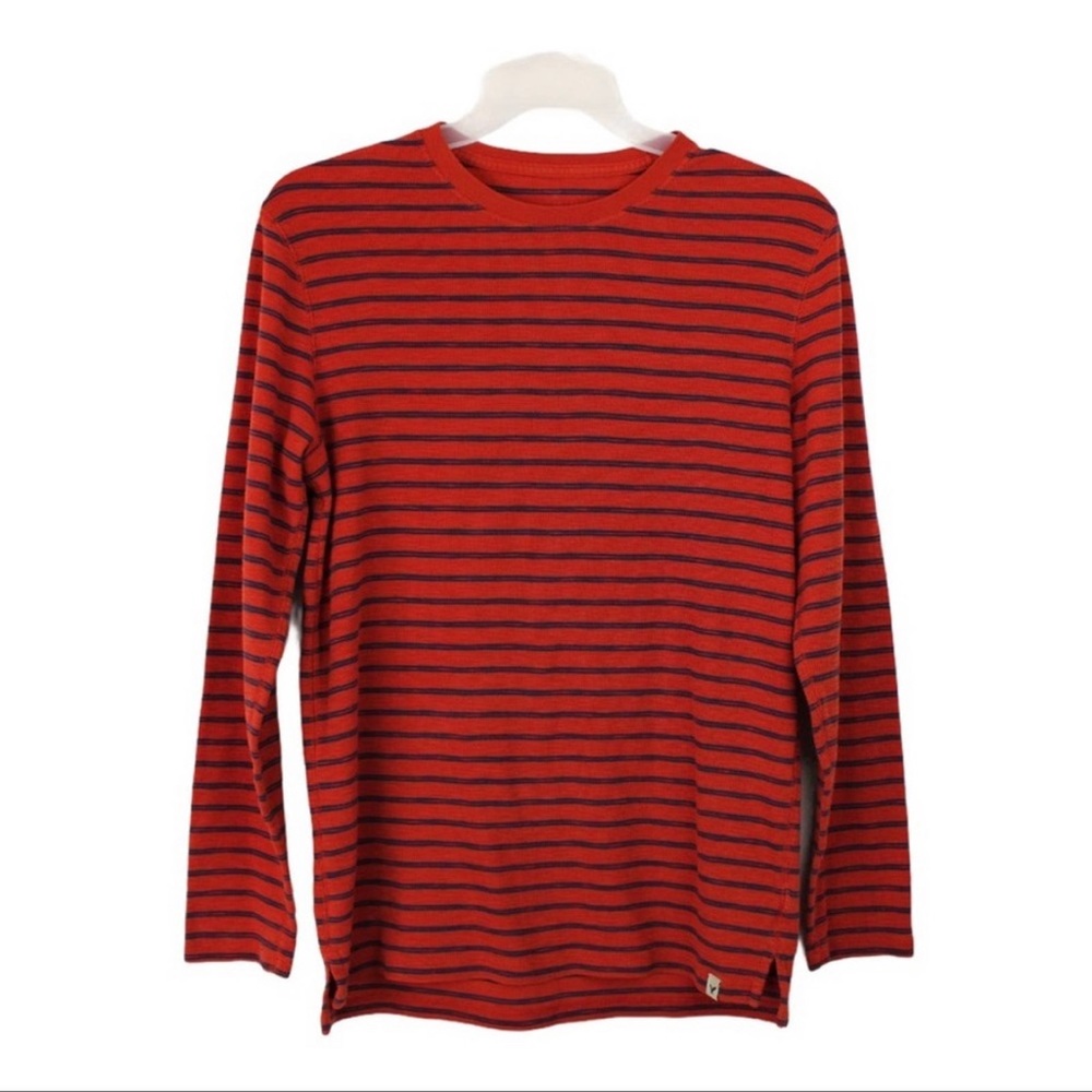 Men’s American Eagle Outfitters Long Sleeve Thermal, Striped, Size Medium